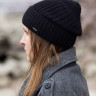 Шапка женская 11542 MARHATTER чёрный (56-58)