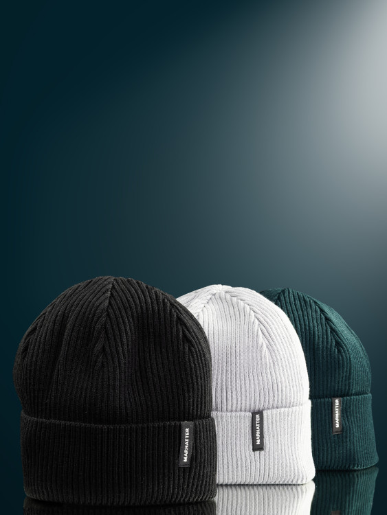 Шапка мужская 11468 MARHATTER чёрный (57-59)