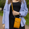 Сумка женская для телефона 5509 yellow