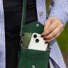 Сумка женская для телефона 5509 d.green