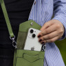 Сумка женская для телефона 5509 apple green
