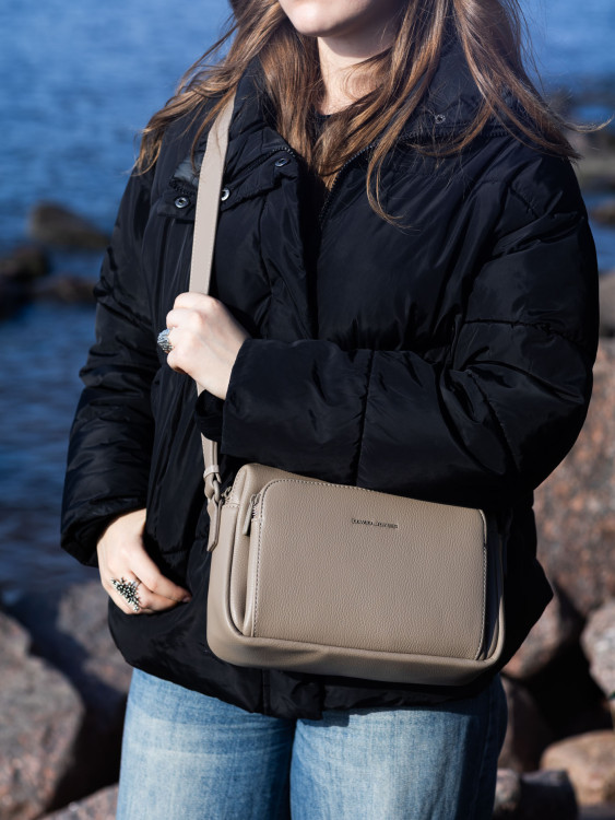 Сумка женская David Jones 7429-1 warm taupe