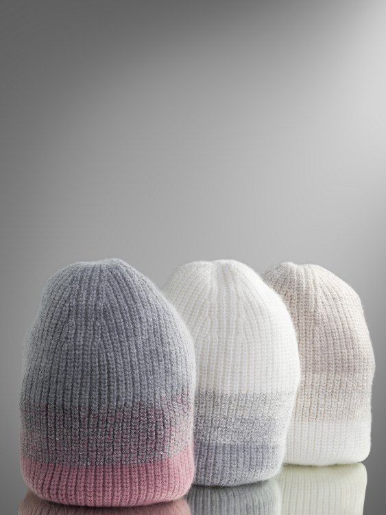 Шапка женская 12571 MARHATTER серо-розовый (56-58)