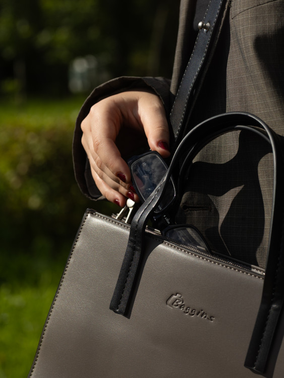 Сумка женская Baggins 58222 gray (4196-4001)