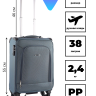 Чемодан RION+ 454/4 ABS пластик 18" дюймов