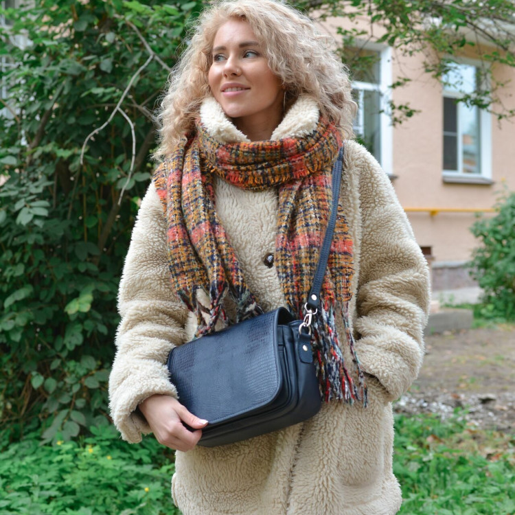 Сумка женская Natalia Kalinovskaya, С93 «Юния» синяя 