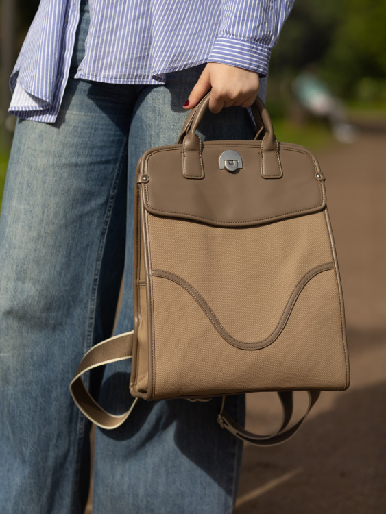 Рюкзак городской Baggins 58223 khaki (9031-9073)