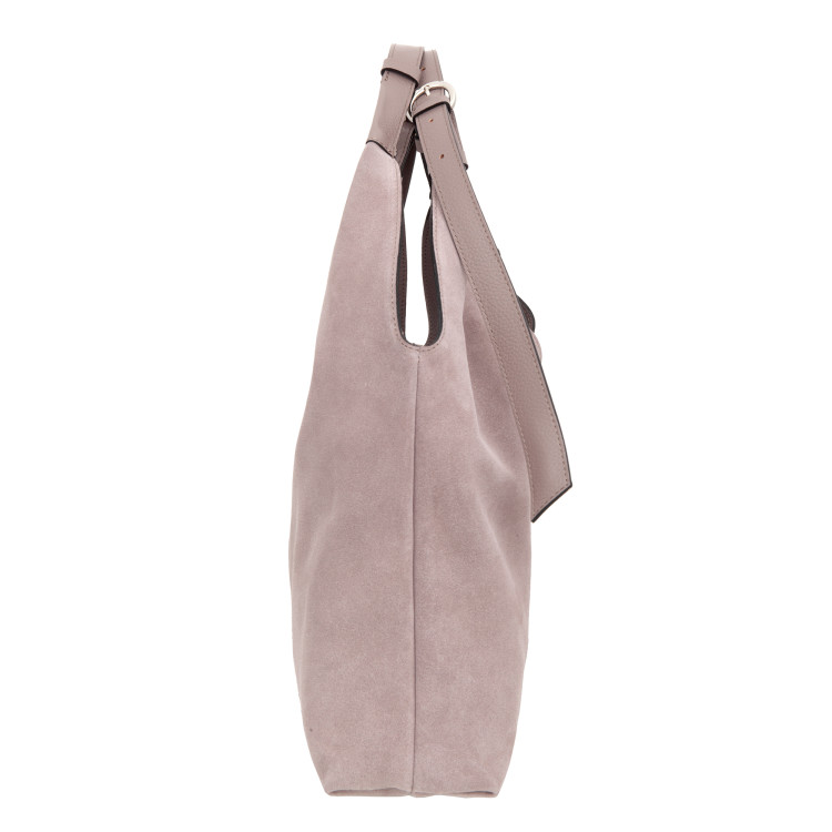 Сумка женская Sergio Belotti, 60203 pink-grey velour серая