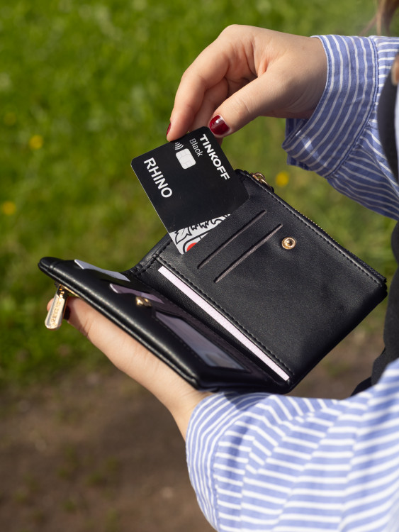 Портмоне женское David Jones P158 black