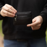 Кошелек для мелочи + ключница A-00141 black