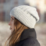 Шапка женская 12838/2 MARHATTER св.серая (56-58)
