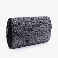 Клатч женский Funxilan 1708-2 black/silver